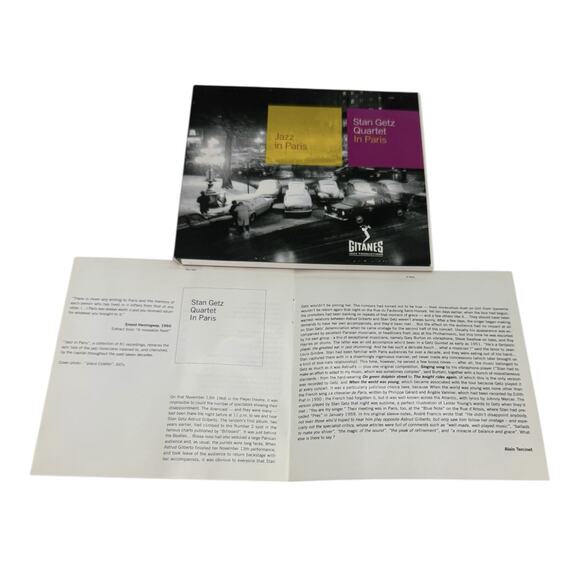 Stan Getz Quartet - In Paris Music CD 2002 Universal Music Saxophone Reissue - Picture 15 of 16